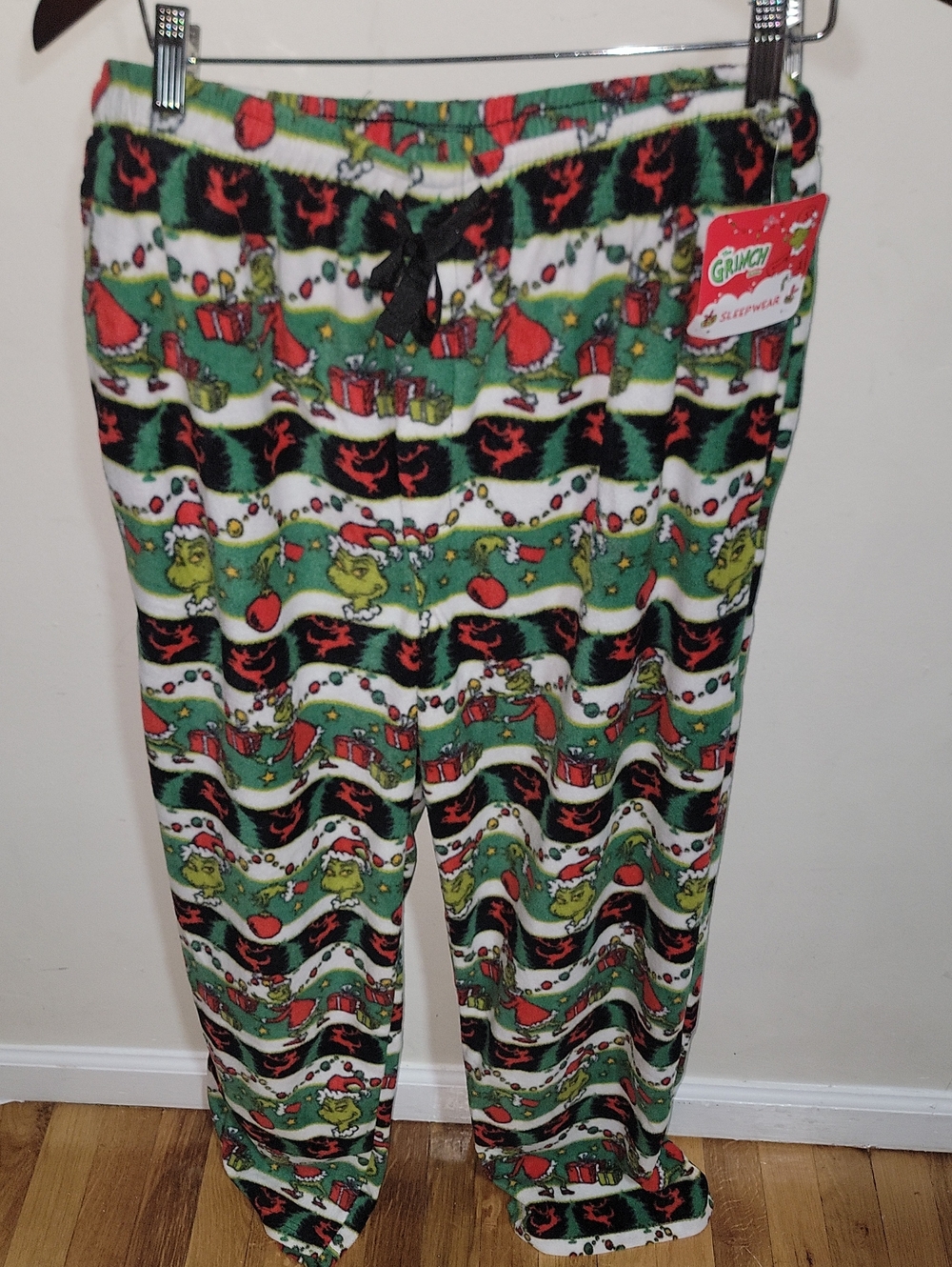 Adult Grinch PJ Bottoms Size Medium